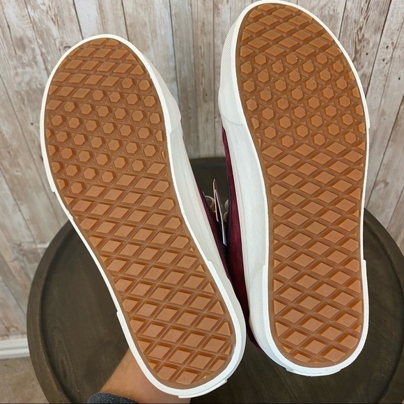 Vans Sk8-Hi Mte Suede Leather Sneakers Biking Red Chocolate Torte Size 7.5 - Picture 8 of 14